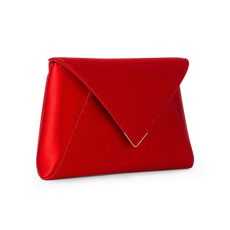 Lee Pouchet Small Clutch In Satin image number null