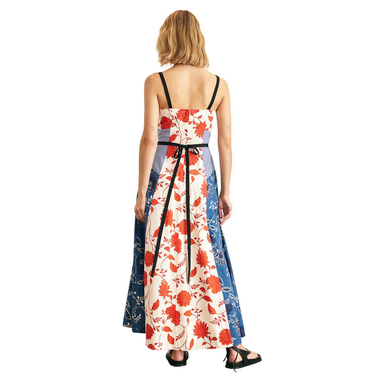 Tavira Sleeveless A-Line Midi Dress image number null