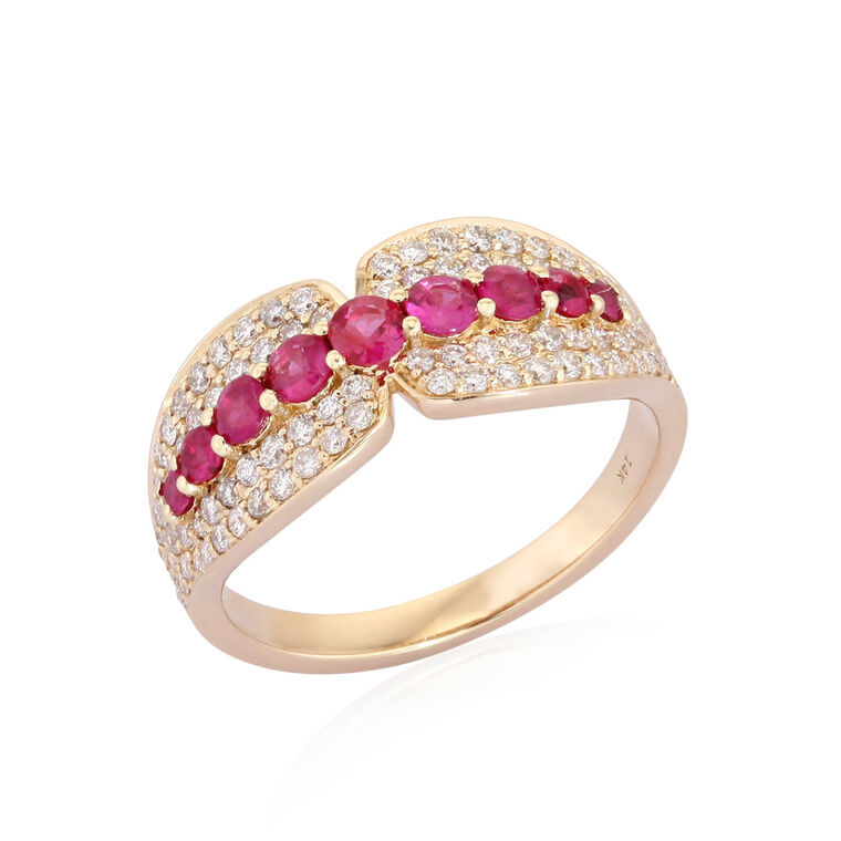 Albi Ruby And Diamond Ring image number null
