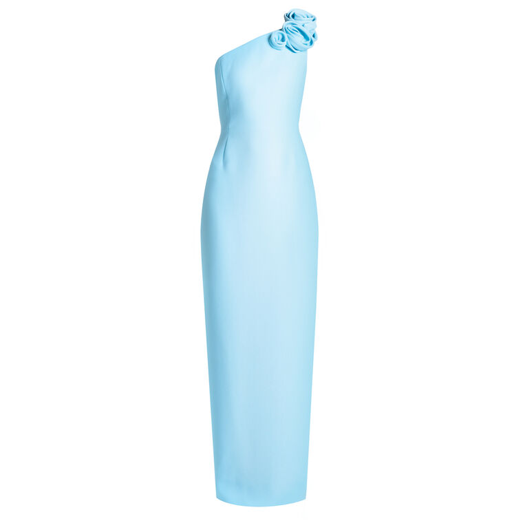 One-Shoulder Rose Gown image number null