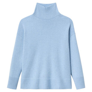 Long Sleeve Stand Collar Cashmere Sweater