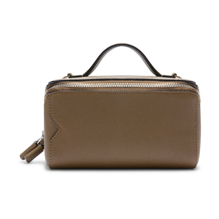 Vline Small Beauty Case In Calf Leather image number null