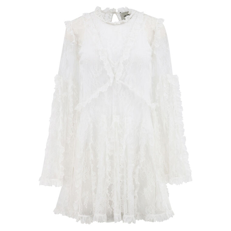 Dorian Lace Long Sleeve Mini Dress image number null
