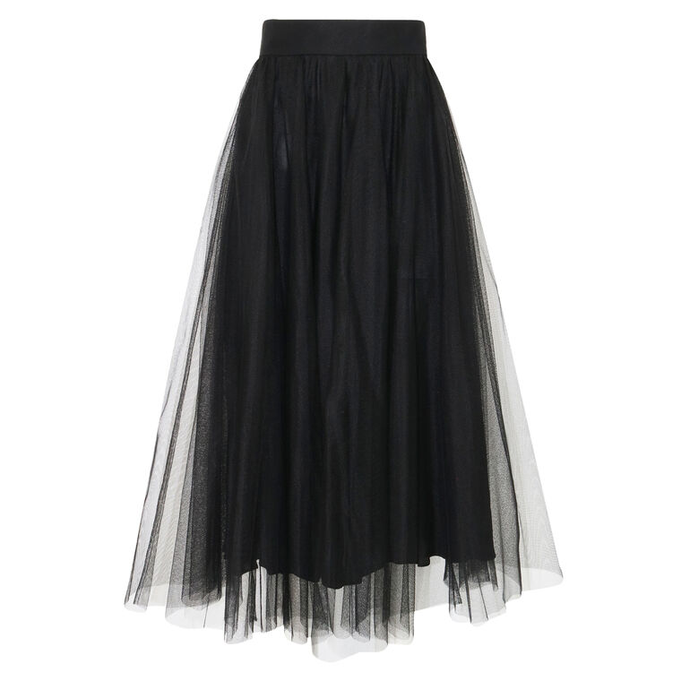 Tulle Midi Skirt image number null