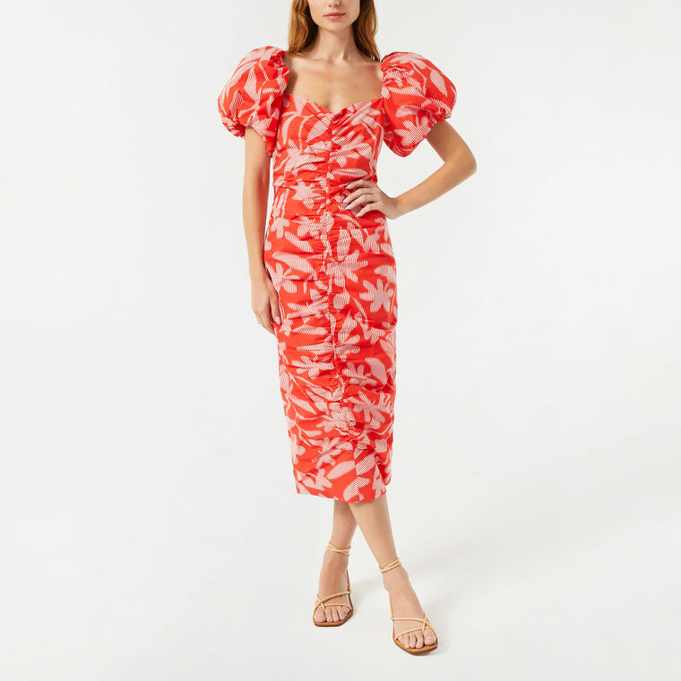 Tessa Cotton Midi Dress image number null