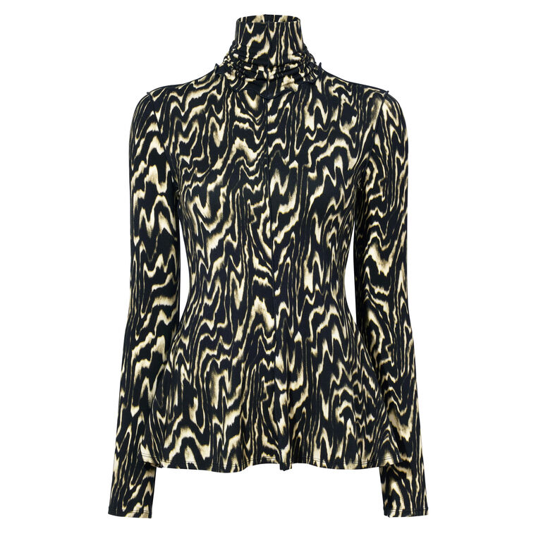Audrey Top In Printed Jersey image number null