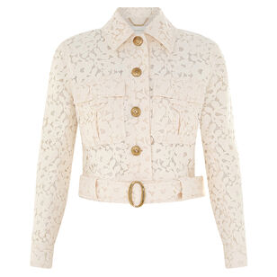 Illuminate Lace Cropped Jacket
