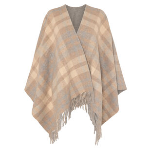 Reversible Wool Cape Pocket Stole