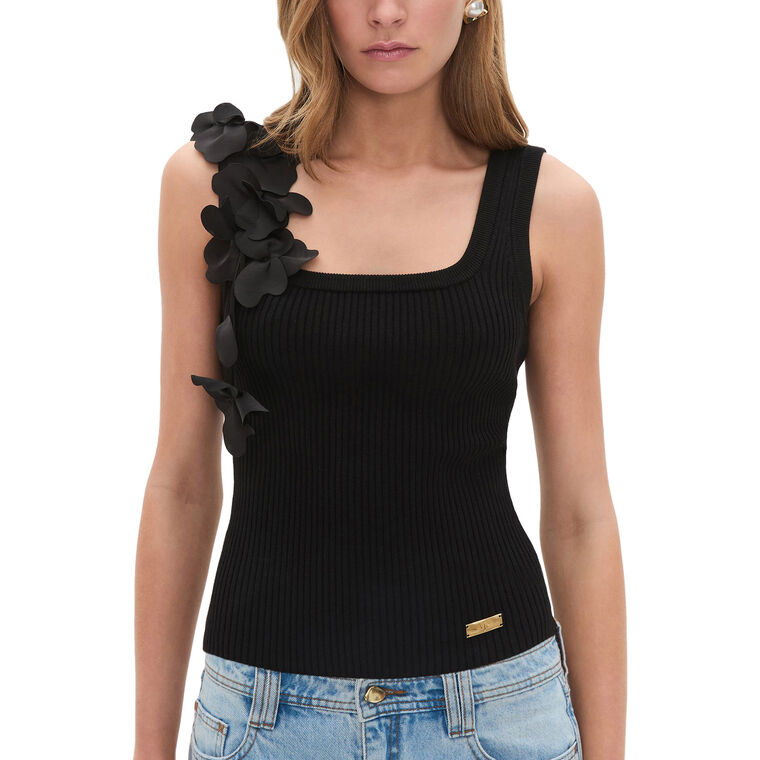 Camille Flower Tank Top image number null