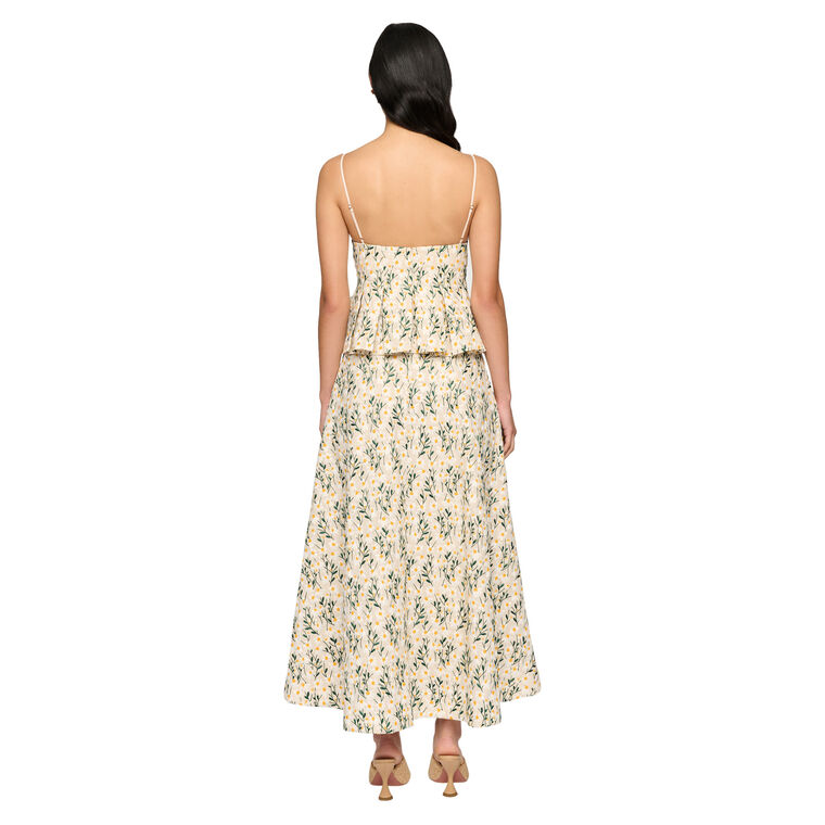 Leyla Top With Daisy Print image number null