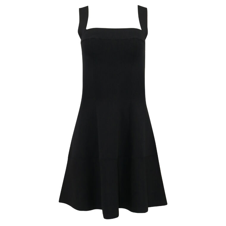 Ivona Square-Neck Knit Mini Dress image number null