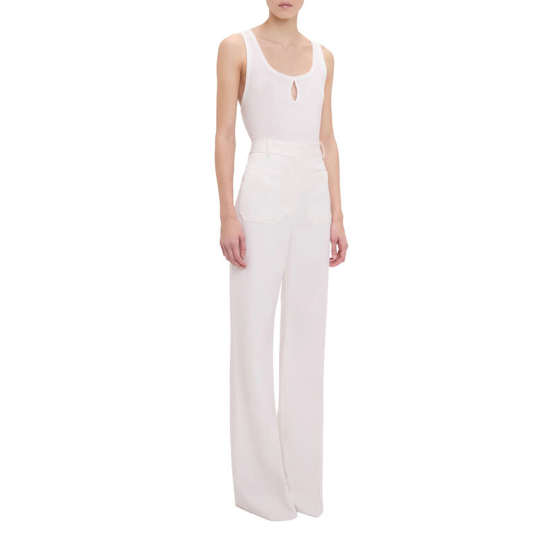Alina High-Waisted Wide-Leg Trouser image number null