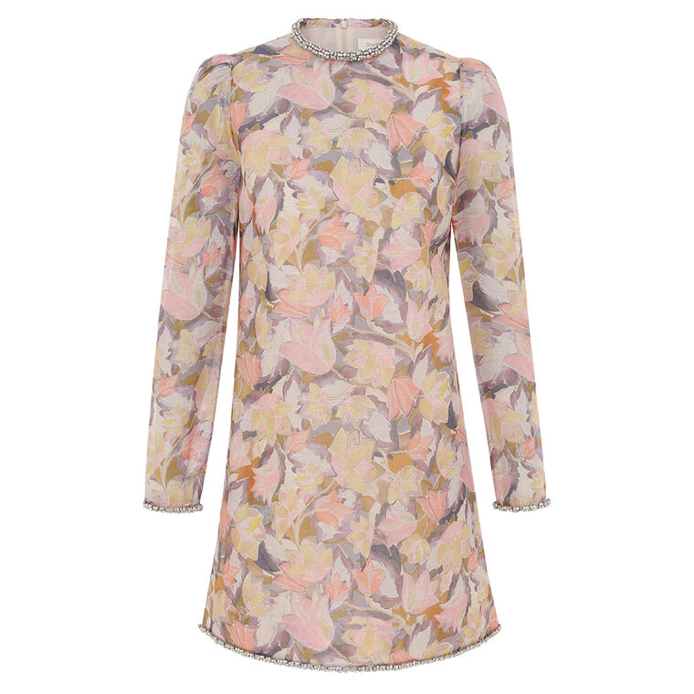 Illustration Diamante Mini Dress image number null