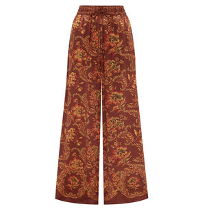 Seraphina Wide-Leg Silk Pant