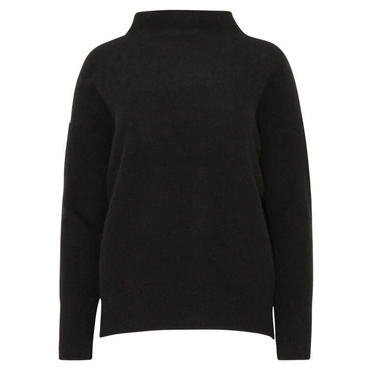 Boiled Funnel Neck Pullover Sweater image number null