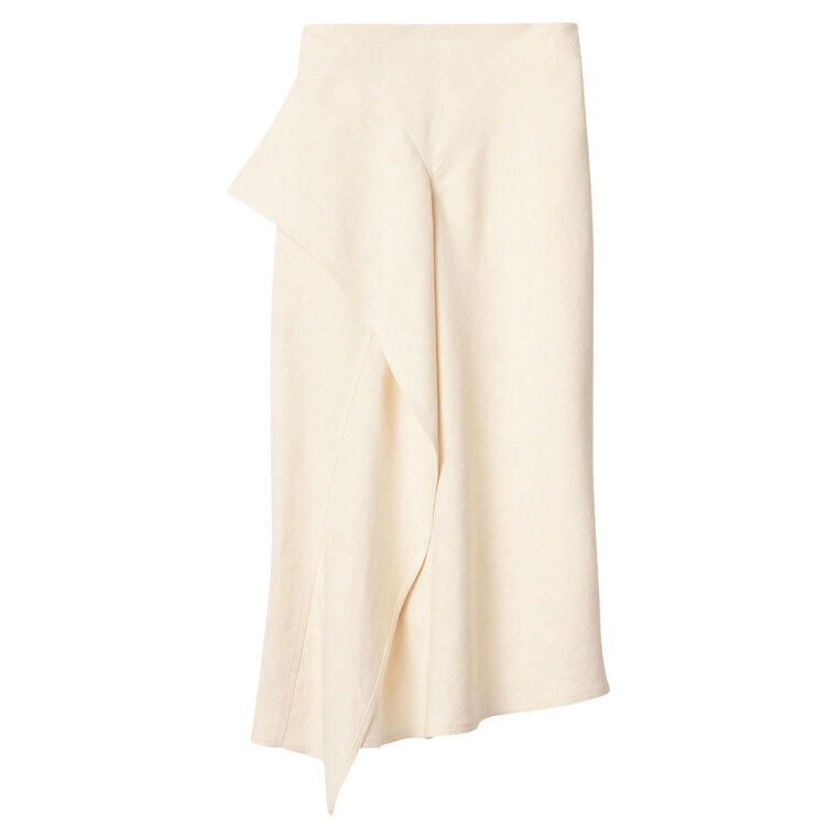 Lia Linen Midi Skirt image number null