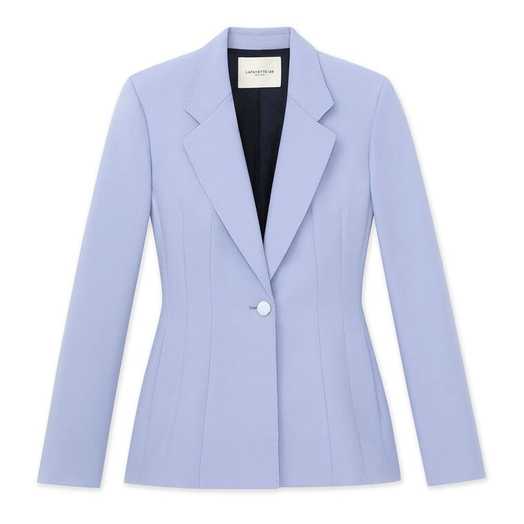 Notch Lapel Fitted Blazer image number null