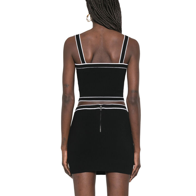 Dandi Cropped Knit Tank image number null