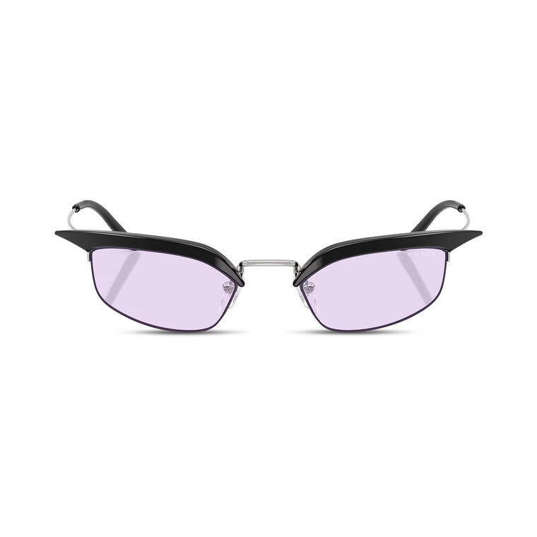 Rectangle-Frame Metal Sunglasses image number null
