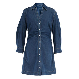 Maura 3/4 Sleeve Denim Mini Dress
