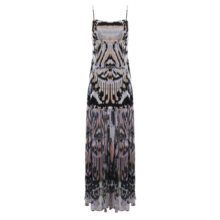 Marisol Sleeveless Drop Waist Gown image number null