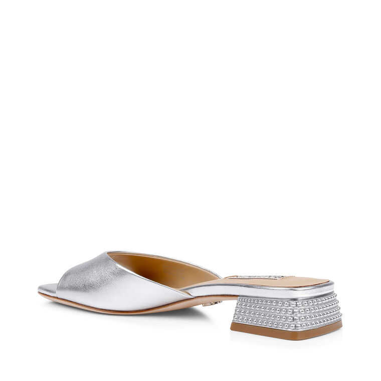 Oahu Low Block Heel Slide Sandal image number null