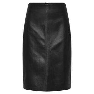 Leather Pencil Skirt