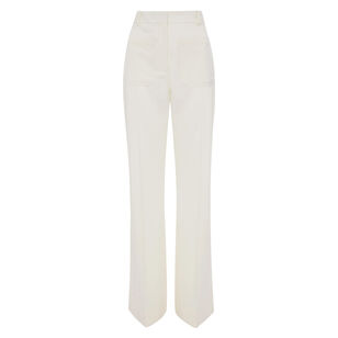 Alina High-Waisted Wide-Leg Patch Pocket Trouser