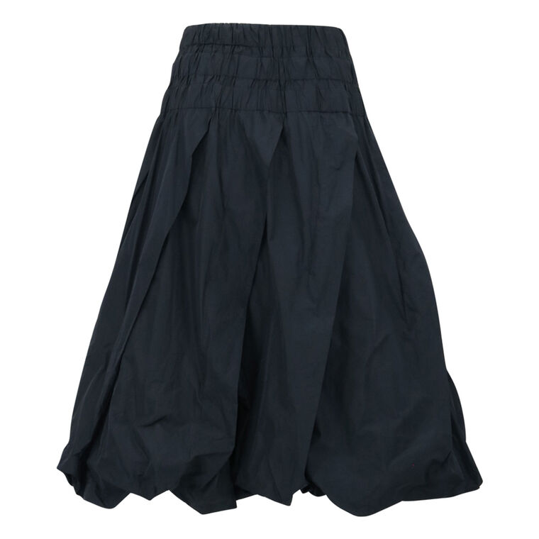 Navy Taffeta Skirt image number null