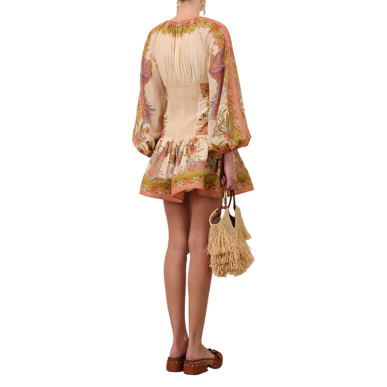 Indra Long Sleeve Mini Dress image number null