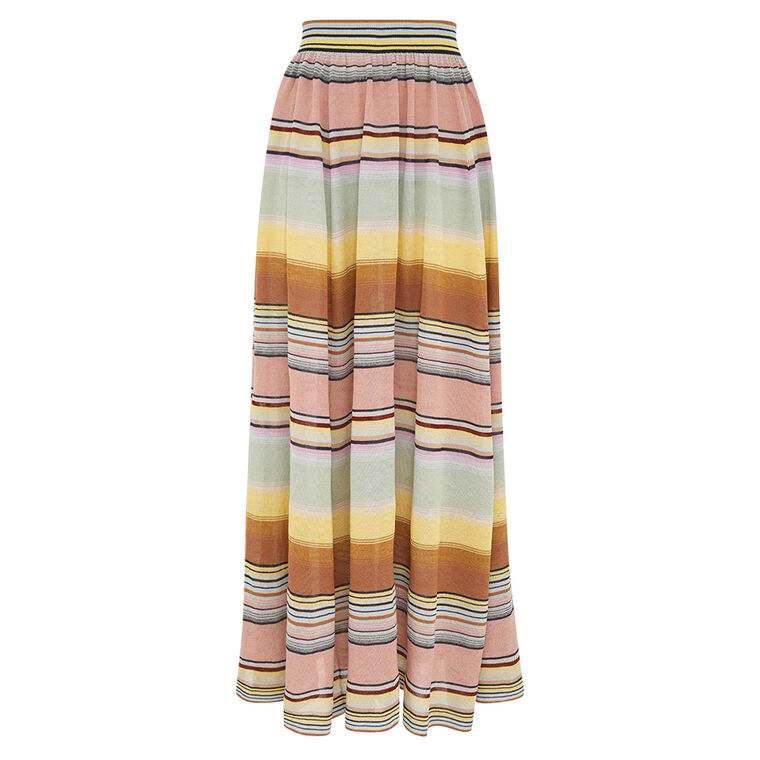 Coco Stripe Circle Skirt image number null