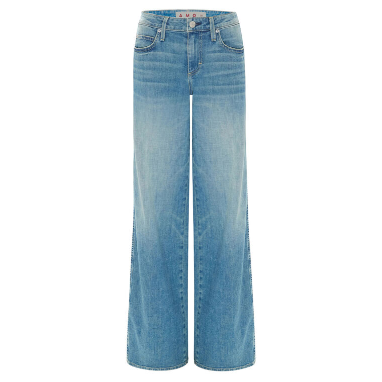 Faith Mid Rise Flare Jean image number null