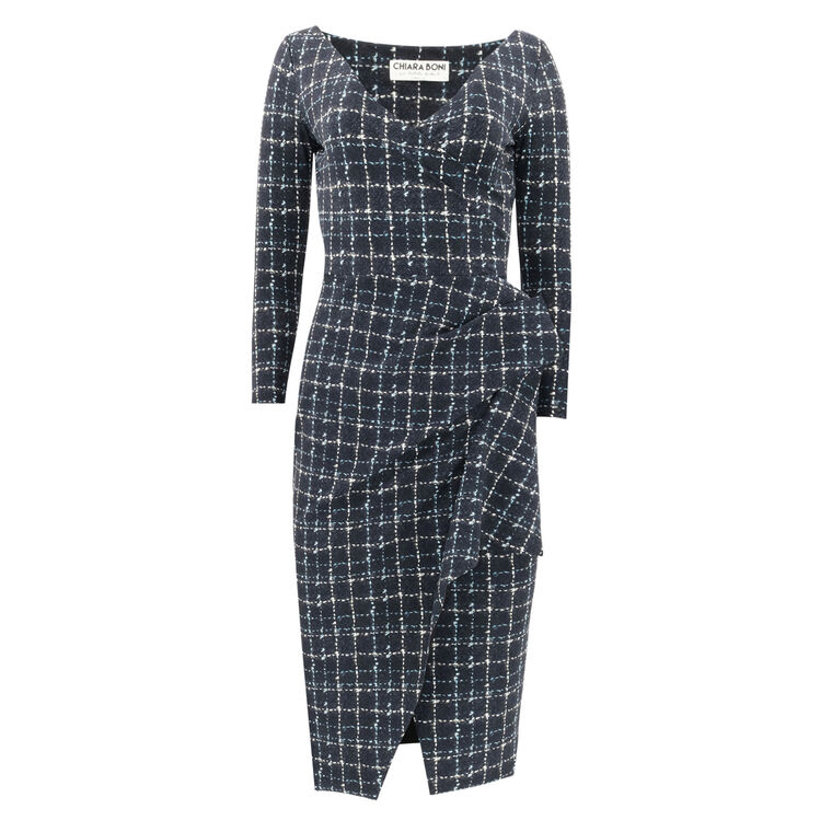 Irida Print Midi Cocktail Dress image number null