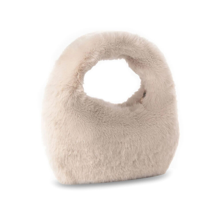Alix Mini Faux Fur Hobo Bag image number null