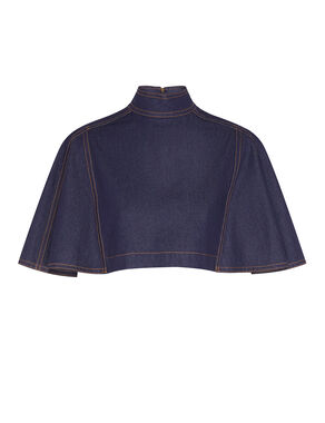 Hypnotic Short Sleeve Denim Capelet