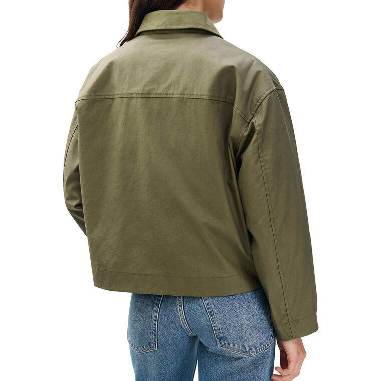 Nonie Reversible Cropped Cotton Jacket image number null