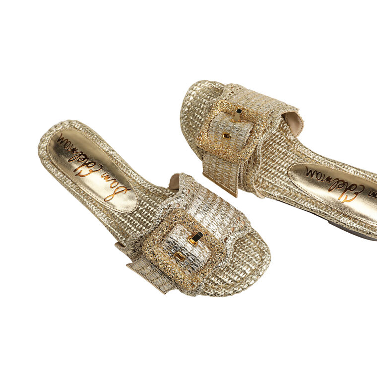 Bambi Raffia Slide Sandal image number null