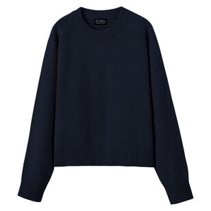 Iliana Cashmere Boxy Crewneck Sweater