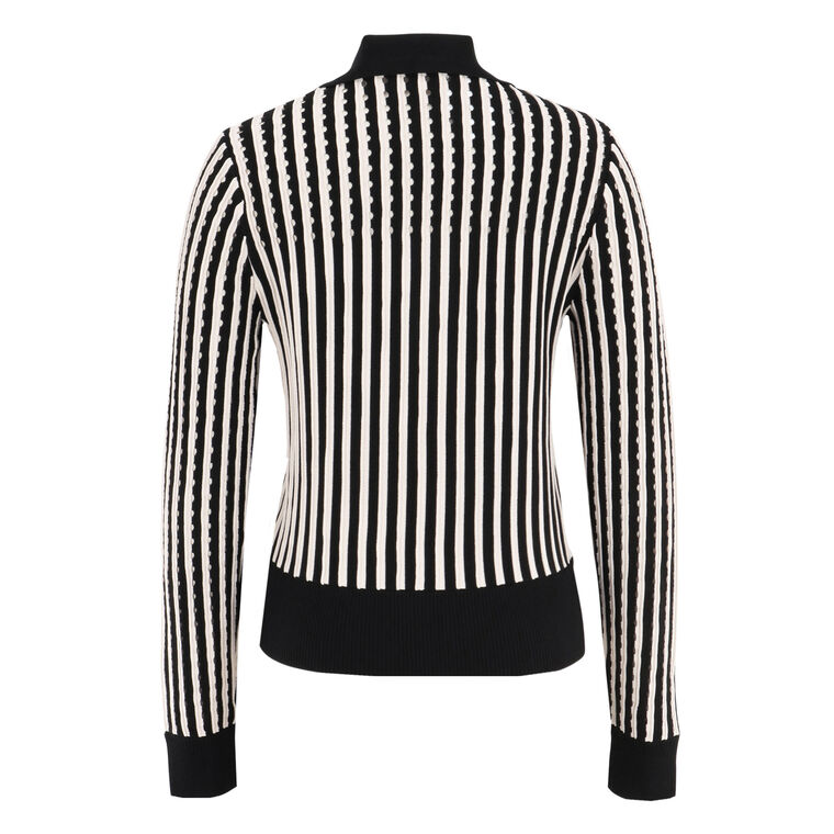 Roselyn Pinstripe Sweater image number null
