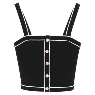 Dandi Cropped Knit Tank