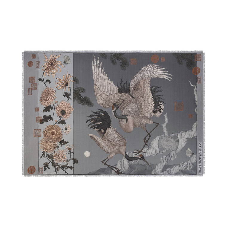 Wind Dancer Silk Twill Rectangle image number null