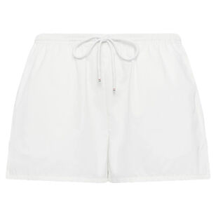 Track Short In Nylon Cotton Terry