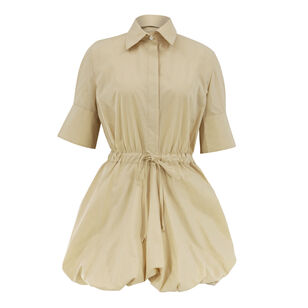 Eloise Short Sleeve Tie-Waist Mini Dress