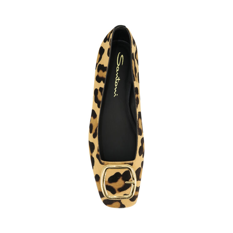 Hassie Leopard Ballerina Flat image number null