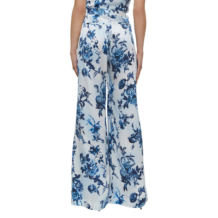 Pilar Silk Wide Leg Pant image number null