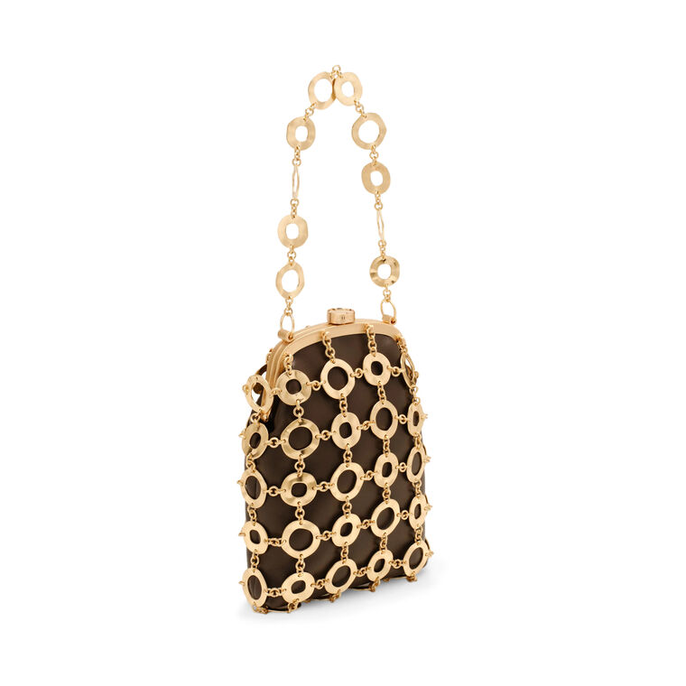 Brielle Caged Overlay Wristlet image number null