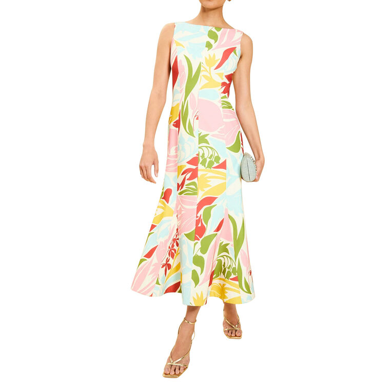 Sunnyside Reversible Midi Dress image number null