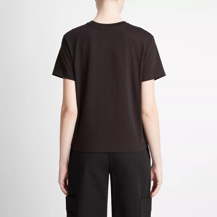 Pima Cotton Crew Neck T-Shirt image number null