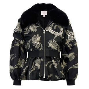Armelle Embellished Paisley Fan Jacket