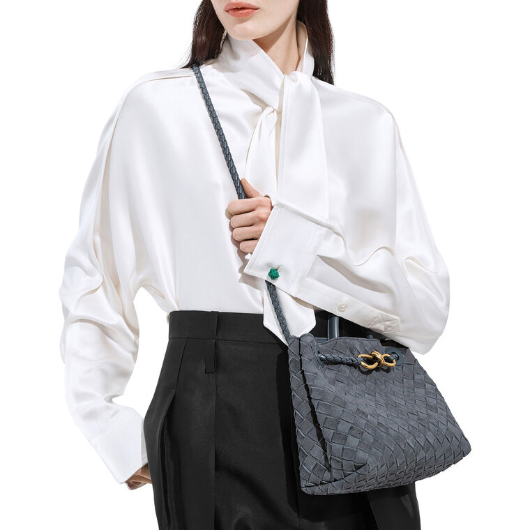 Small Andiamo Bag In Suede image number null